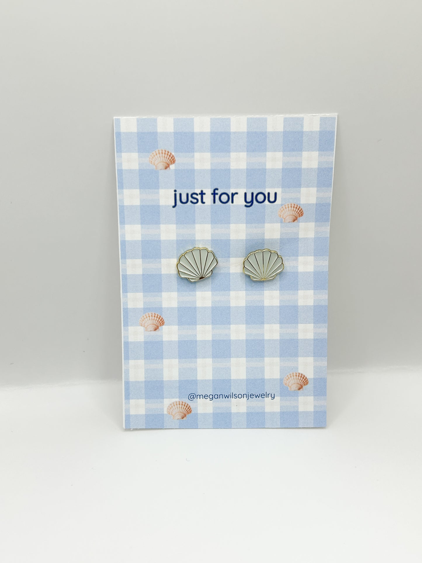 Seashell Studs