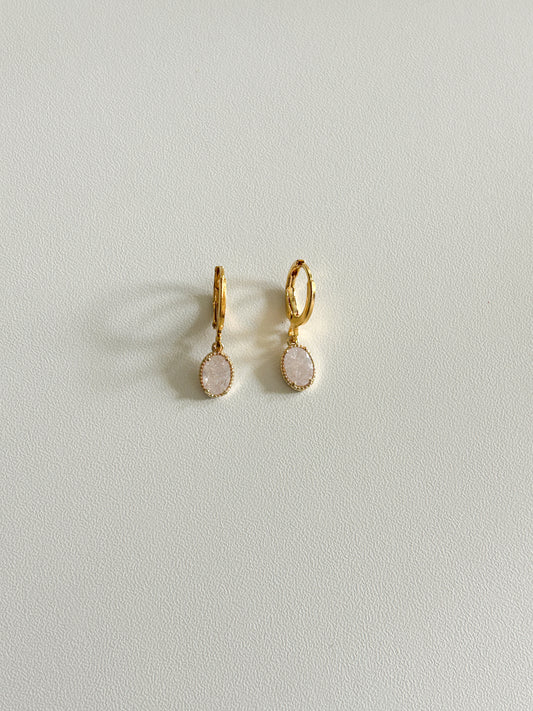 Seafoam Huggie Earrings