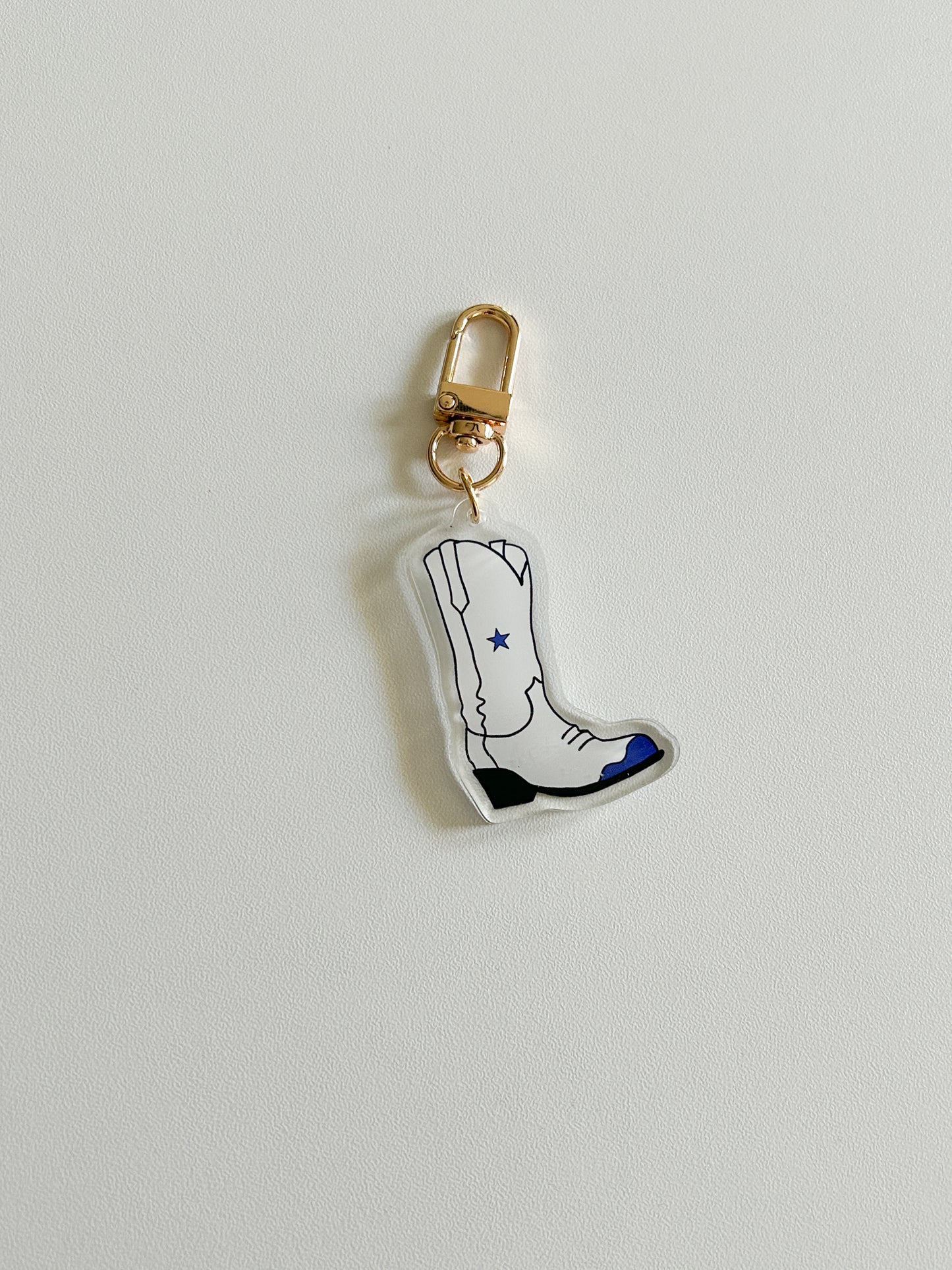 Cowboy Boot Keychain