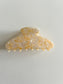 Positano Cream Claw Clip