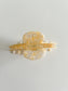 Positano Cream Claw Clip