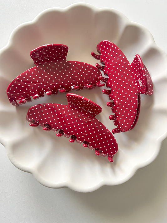 Portofino Cherry Claw Clip