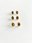Cocoa Round Studs